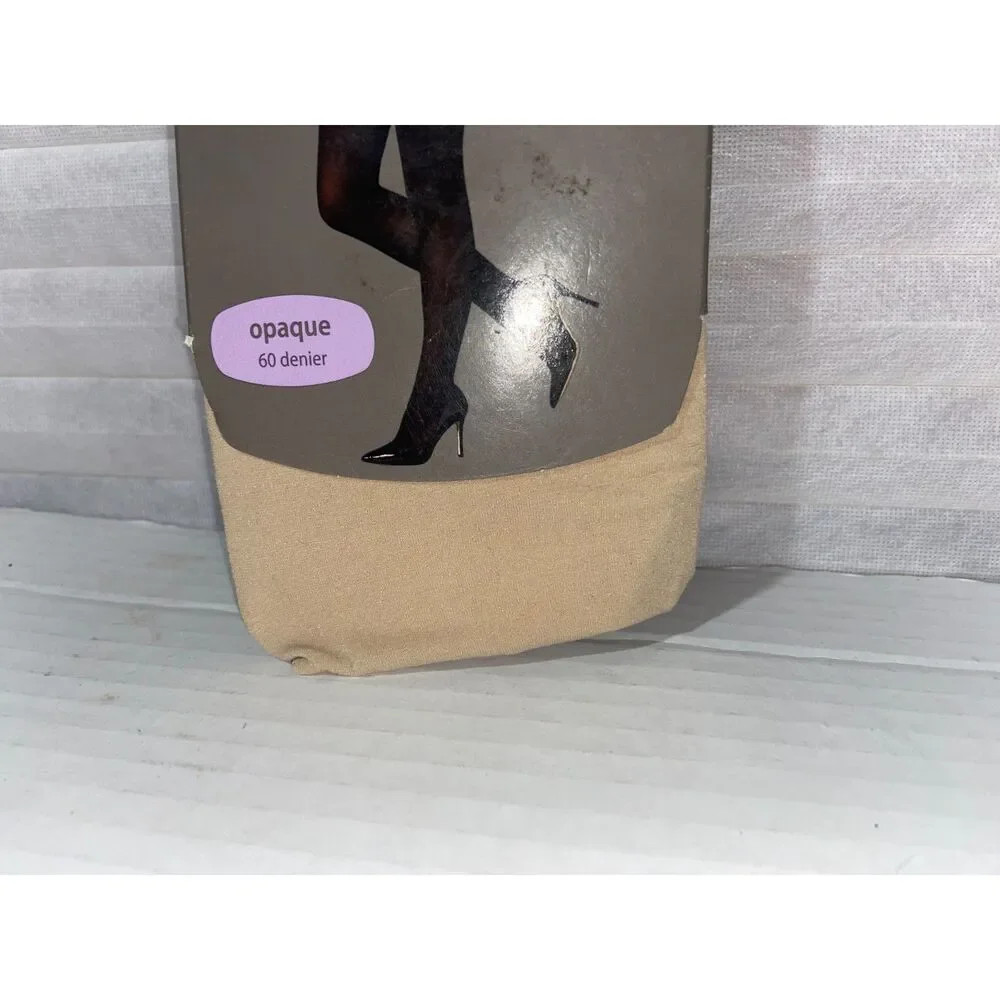 Secret Treasures 1 pair size 4 Control Top Tights Chino Brand New!
